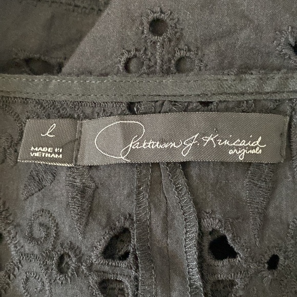 Patterson J Kincaid Embroidered Eyelet Sleeveless Mini Dress - Picture 5 of 8